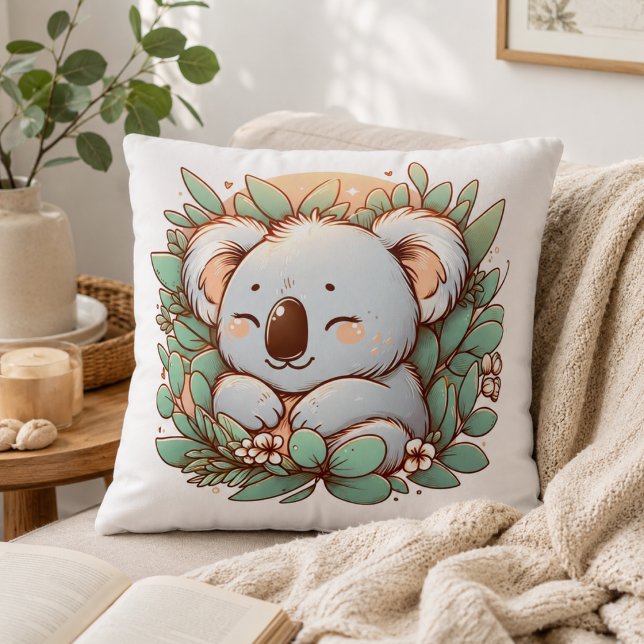 Kuschel met onze knuffelkoala kussen (Snuggle Up with Our Adorable Koala Plush Pillow)