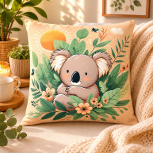 Kuschel met onze knuffelkoala kussen