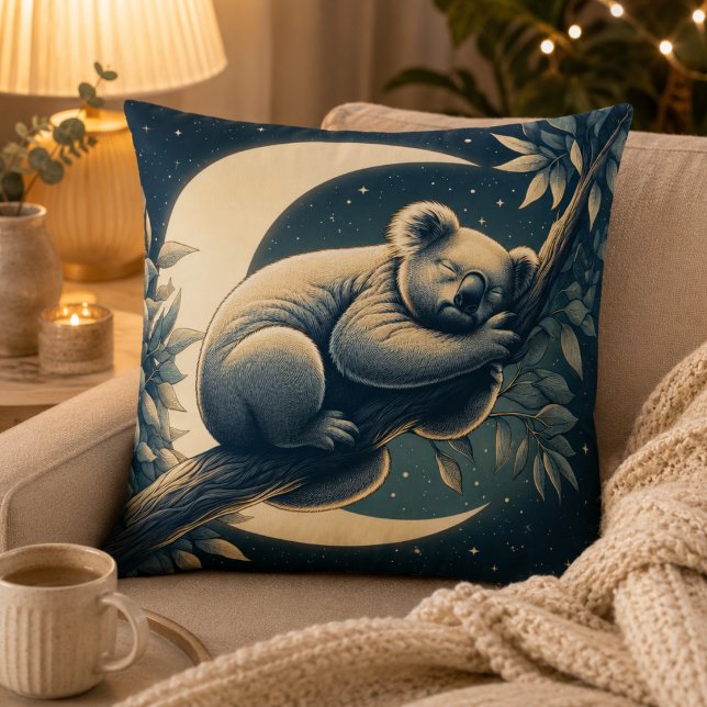 Kuschel met onze knuffelkoala kussen (Snuggle Up with Our Adorable Koala Plush Pillow)