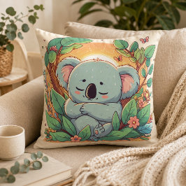 Kuschel met onze knuffelkoala kussen