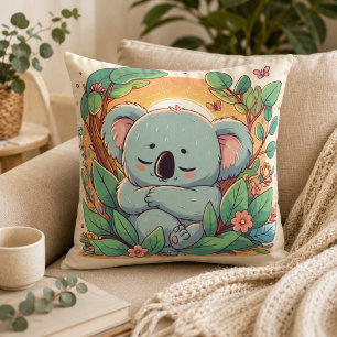 Kuschel met onze knuffelkoala kussen