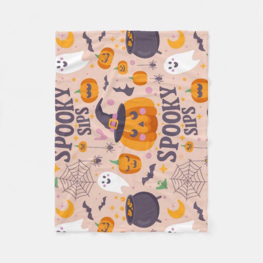 Kuschelige Baby-Fleecedecke – Halloween Design  Fleece Deken (Voorkant)