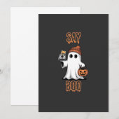 Kuscheliger Halloween Geist Kamera Kaart (Voorkant / Achterkant)