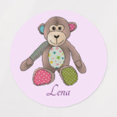 Kuscheltiere Kunterbunt Labels (Design 1)