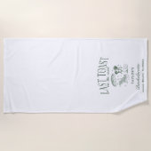 Kuselijke vrijgezellenfeest Cocktailparty Groen Strandlaken (Voorkant)