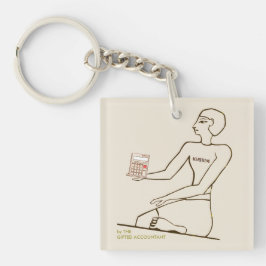 "Kushim the Accountant: 1st Known Named Person" Sleutelhanger