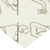 "Kushim the Accountant Holding a Calculator" Tafelkleed (Gekanteld)