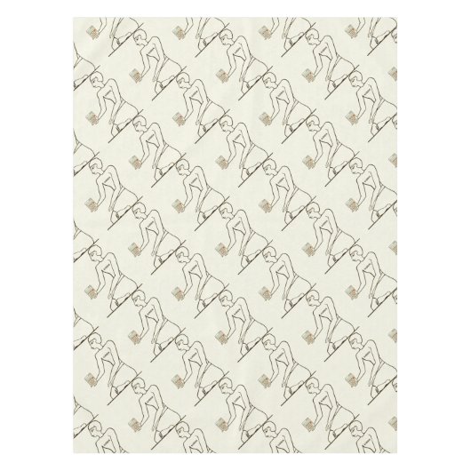 "Kushim the Accountant Holding a Calculator" Tafelkleed (Voorkant)