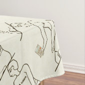 "Kushim the Accountant Holding a Calculator" Tafelkleed (Voorbeeld)