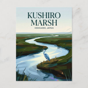 Kushiro Shitsugen Nationaal Park Japan Briefkaart