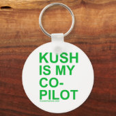 KushIsMyCoPilot Sleutelhanger (Voorkant)