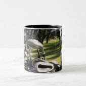 Kusje van Golf-clusters klaar voor Im, Tweekleurige Koffiemok (Center)