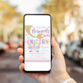 Kusjes en eenhoorn wensen Eenhoorn Zeemeermin Verj Kaart