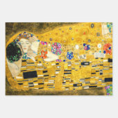 Kusjes en knuffels van Gustav Klimt / Valentijnsda Inpakpapier Vel (Voorkant)