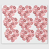 Kusjes Glanzend inpakpapier (Vlak)