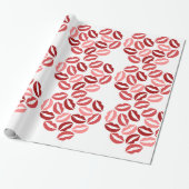 Kusjes Glanzend inpakpapier (Uitgerold)