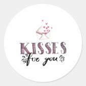 Kusjes voor ronde sticker (Voorkant)