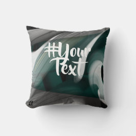 Kussen Abstract Trend Interieur Decor Zwart Groen