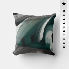 Kussen Abstract Trend Interieur Decor Zwart Groen