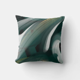 Kussen Abstract Trend Interieur Decor Zwart Groen