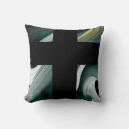 Kussen Abstract Trend Interieur Decor Zwart Groen