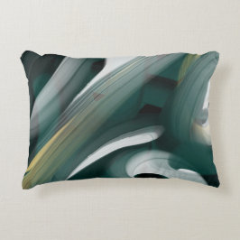 Kussen Abstract Trend Interieur Decor Zwart Groen
