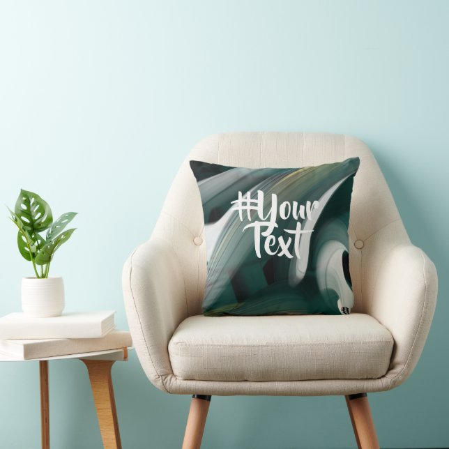 Kussen Abstracte Trend Interieur Decoratie Zwart G (Stoel)