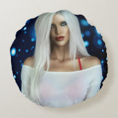 Kussen 'Afterglow' rond (Achterkant)