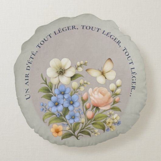 kussen boho een zomers botanisch gevoel (Achterkant)