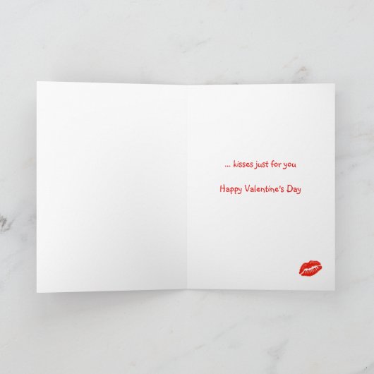 Kussen - de Kaart van Valentijn (Binnen)