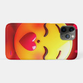 Kussen Emoji blaast harten Case-Mate iPhone Case (Achterkant (horizontaal))