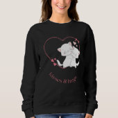 kussen en knuffels, katten die elkaar knuffelen trui (Voorkant)