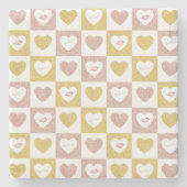 kussen en kussen stenen onderzetter (Voorkant)