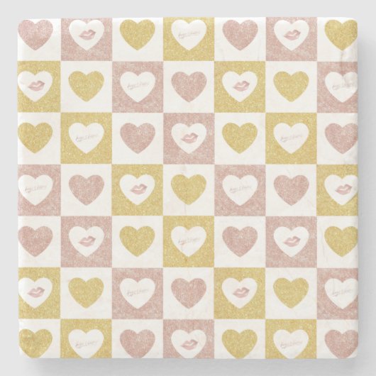 kussen en kussen stenen onderzetter (Voorkant)