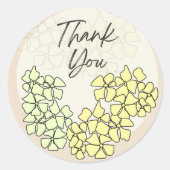 Kussen geven, titel, label, beschrijving in4 lijne ronde sticker (Voorkant)