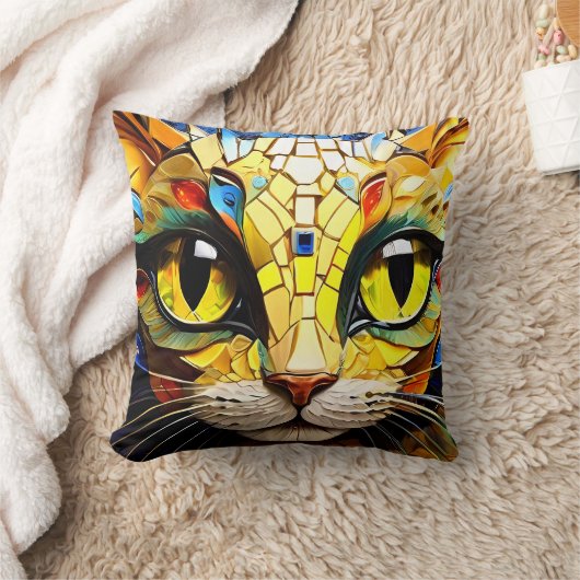 Kussen gooien kussens van Mozaïek Katten (Deken)