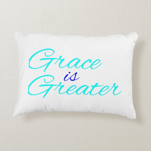 Kussen - Grace is Groter (Achterkant)