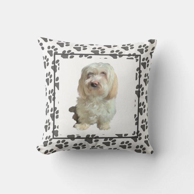 Kussen Havanese Hond (Voorkant)