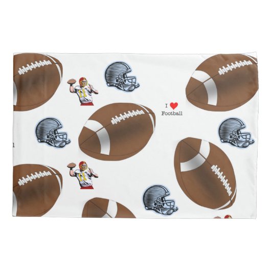 Kussen Hoesje Football Kussensloop (Achterkant)