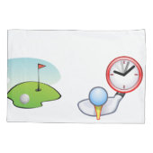 Kussen Hoesje Golf Kussensloop (Achterkant)