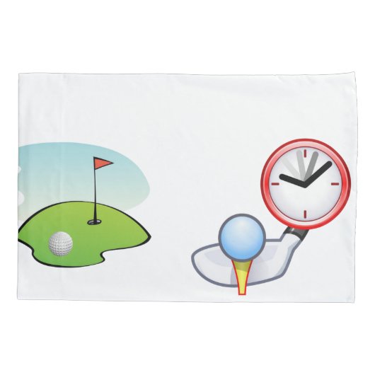 Kussen Hoesje Golf Kussensloop (Achterkant)