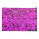 Kussen Hoesje Helder Roze Daisies Kussensloop (Achterkant)
