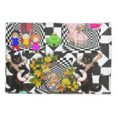 Kussen Hoesje Katten Feline Harten Hond Kussensloop (Achterkant)