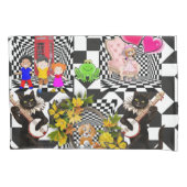 Kussen Hoesje Katten Feline Harten Hond Kussensloop (Voorkant)