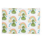 Kussen Hoesje Snake Regenboog Kussensloop (Achterkant)