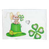 Kussen Hoesje St. Patrick's Day Mice Kussensloop (Voorkant)