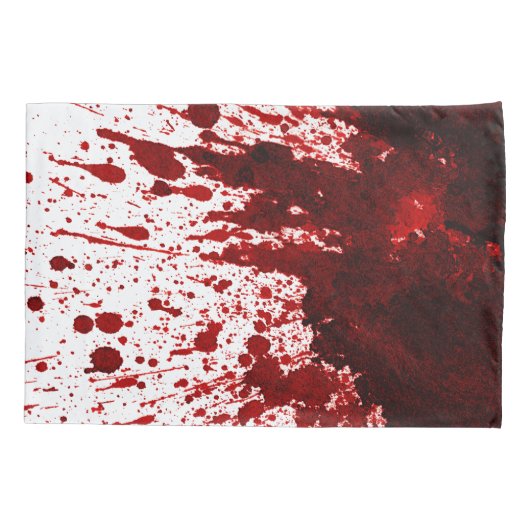 Kussen Hoesjes Blood Splatter Vampier Gotische Hor Kussensloop (Achterkant-Links)