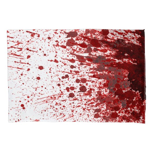 Kussen Hoesjes Blood Splatter Vampier Gotische Hor Kussensloop (Voorkant-Links)