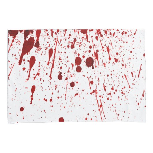 Kussen Hoesjes Blood Splatter Vampier Gotische Hor Kussensloop (Voorkant-Rechts)