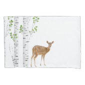 Kussen Hoesjes Herten Doe Buck Bos Bos Bos Jacht Kussensloop (Voorkant-Links)